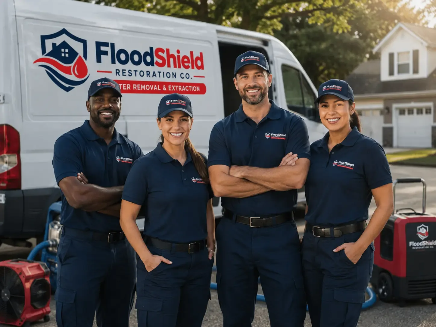 Flood Damage Restoration company in Larsen, WI